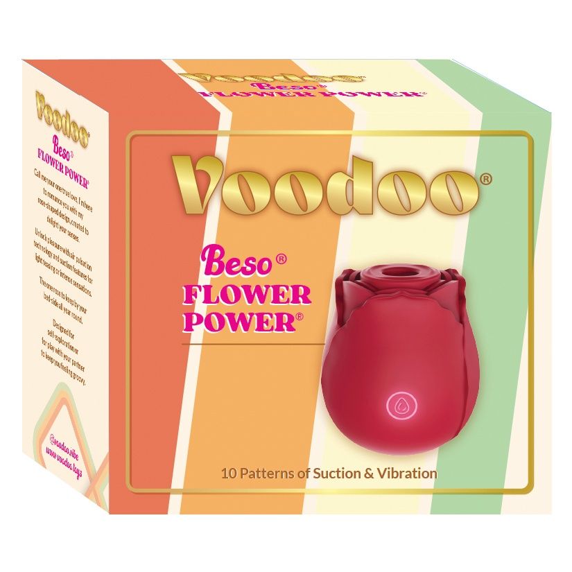 Voodoo Beso Flower Power, Color: Red