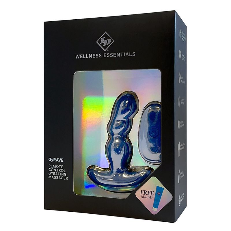ID Wellness Essentials GyRAVE Remote Control Gyrating Massager
