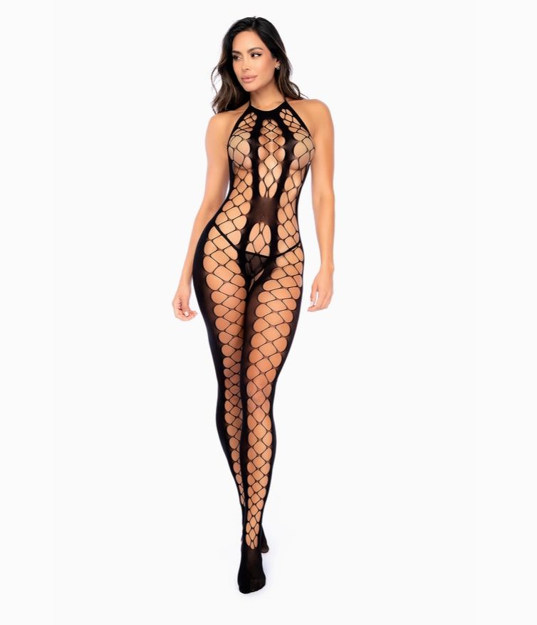 Own the Night Cutout Bodystocking