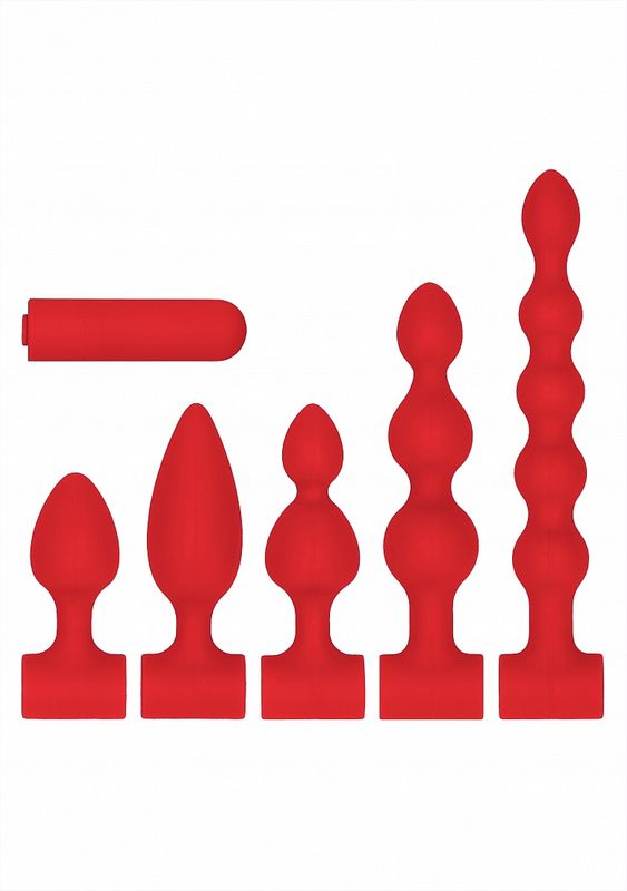 Silicone Rechargeable Anal Set
