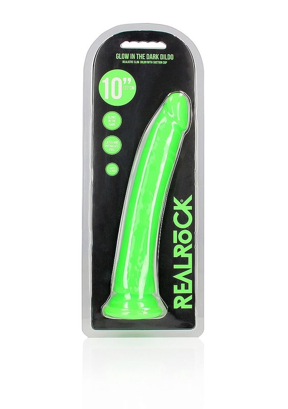 RealRock 10" Glow in the Dark Dildo