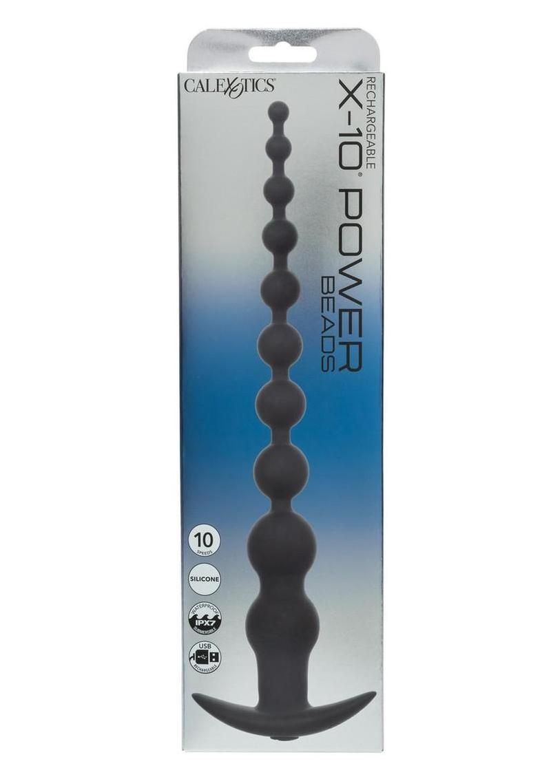 Anal Toys Rechargeable X-10 Silicone Power Beads