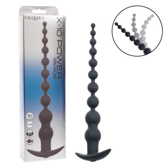 Anal Toys Rechargeable X-10 Silicone Power Beads