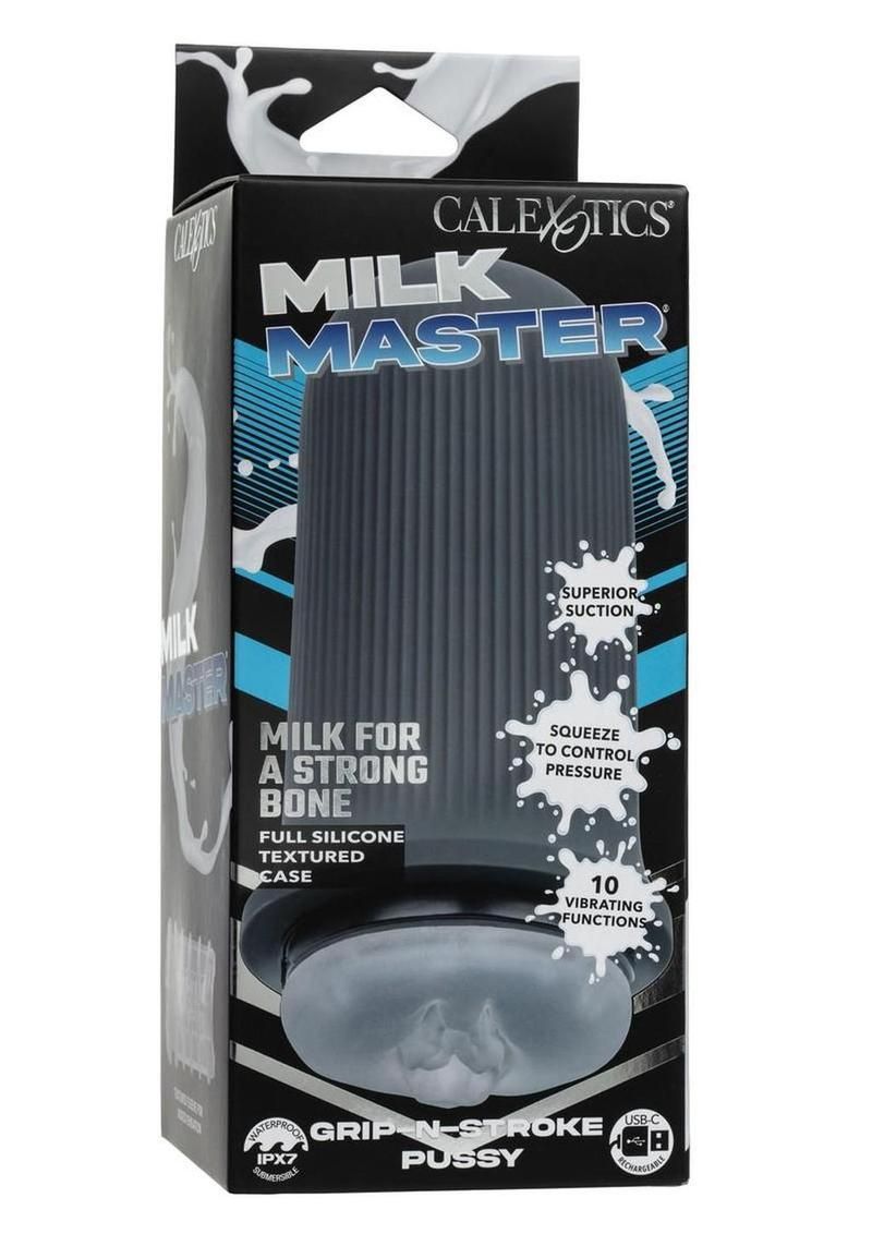 Milk Master Grip-N-Stroke Rechargeable Pussy Masturbator