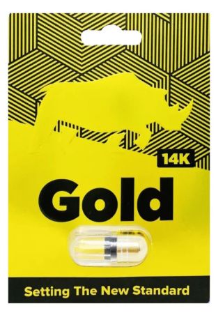 Rhino 14K Gold