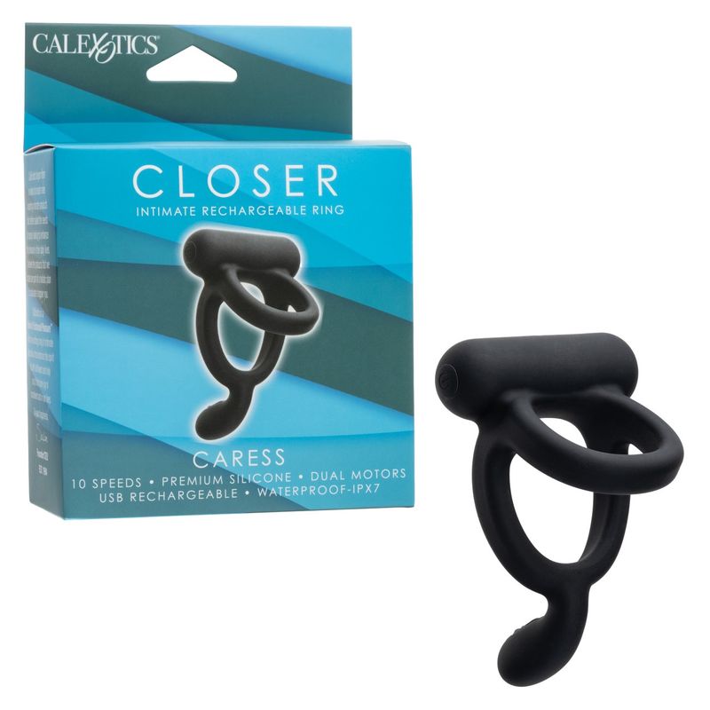 Closer Intimate Caress Dual Vibrating Cockring