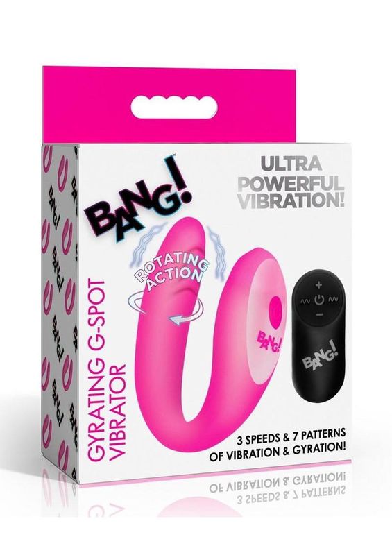 Bang! Gyrating G-Spot Dual Stimulating Vibrator with Remote Control