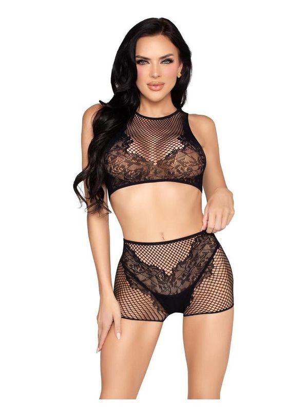 Heartbreaker Crop Top and Shorts Set