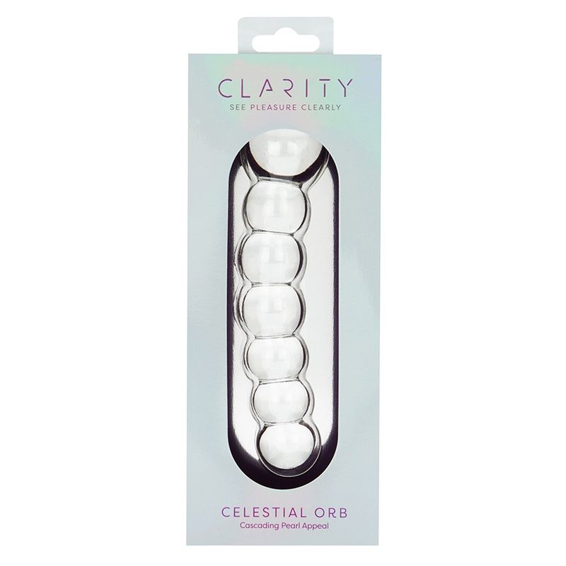 Clarity Glass Dildo Celestial Orb
