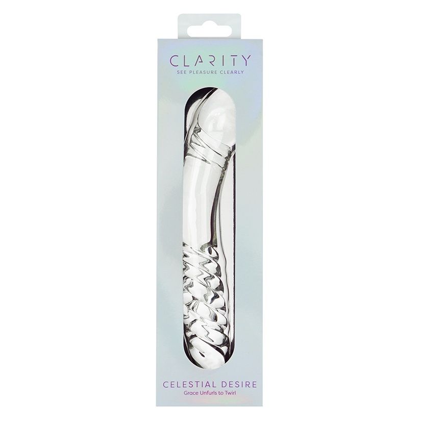 Clarity Glass Dildo Celestial Desire