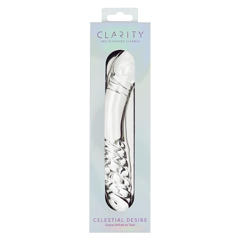 Clarity Glass Dildo Celestial Desire