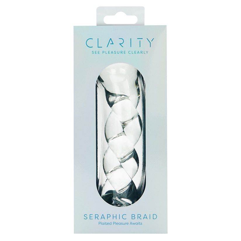 Clarity Glass Dildo Seraphic Braid