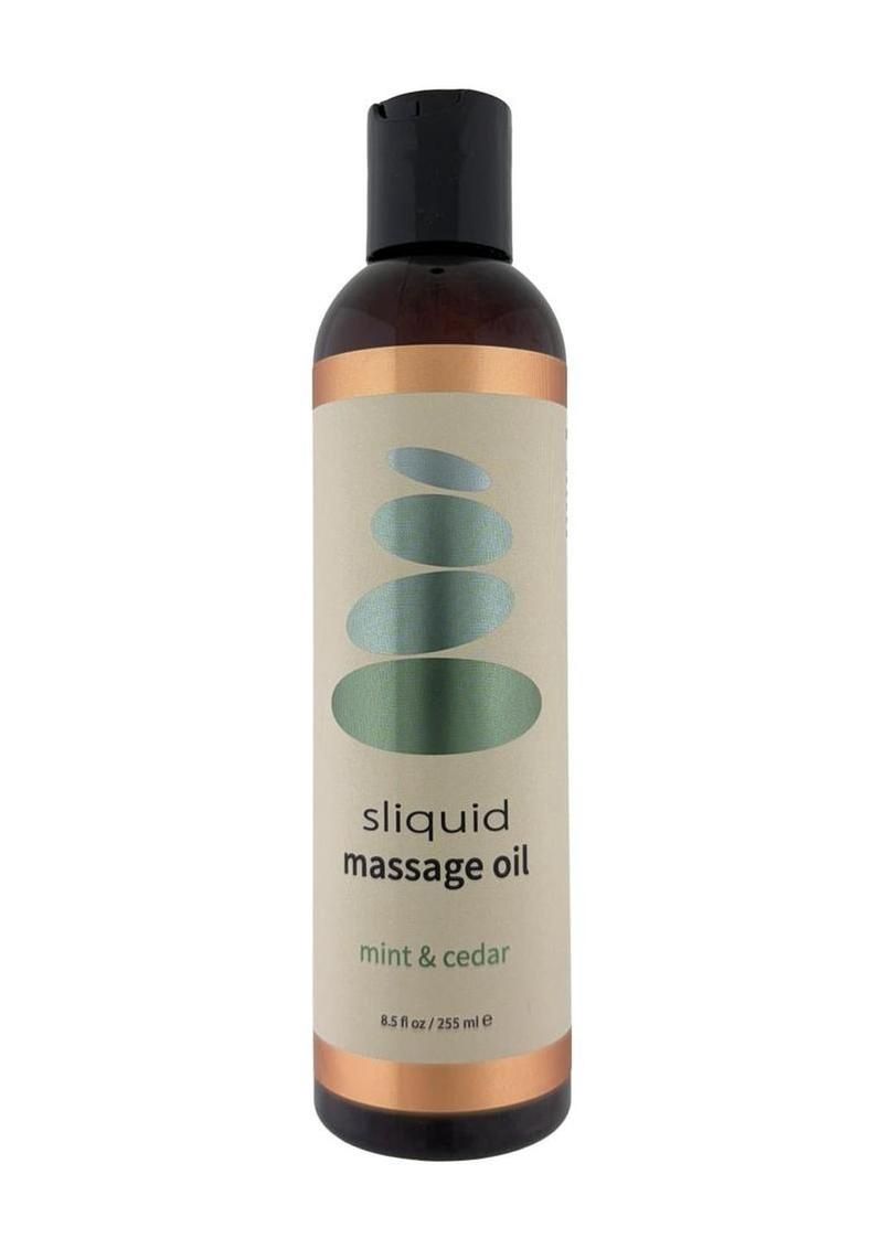 Sliquid Balance Massage Oil, Scent: Mint &amp; Cedar