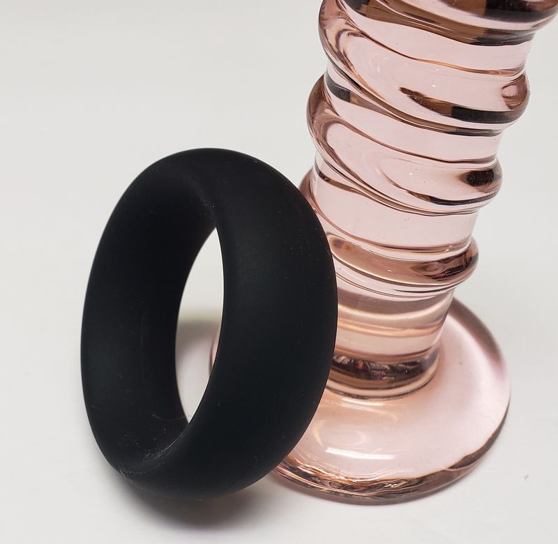Wide Silicone Donut Ring