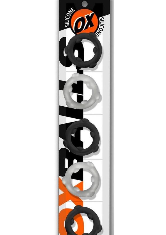 Oxballs Gearheads Silicone Spinner Cock Rings (5 Pack)