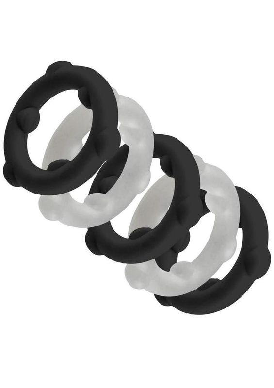 Oxballs Gearheads Silicone Spinner Cock Rings (5 Pack)