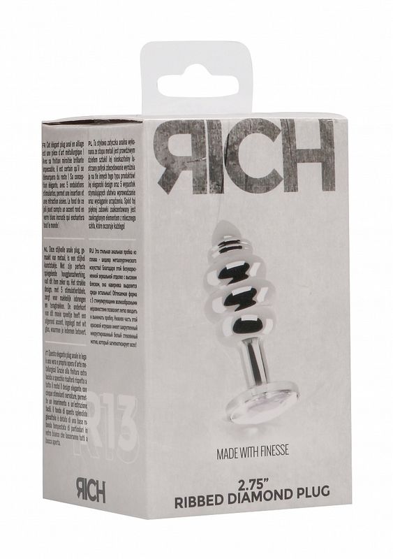 Rich Ribbed Diamond Plug