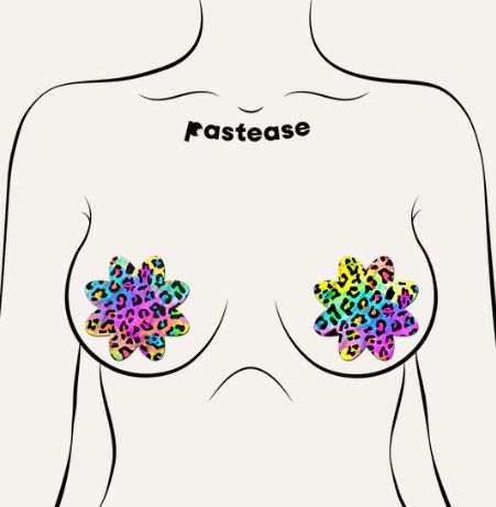 Pastease Rainbow Cheetah Petal Pasties