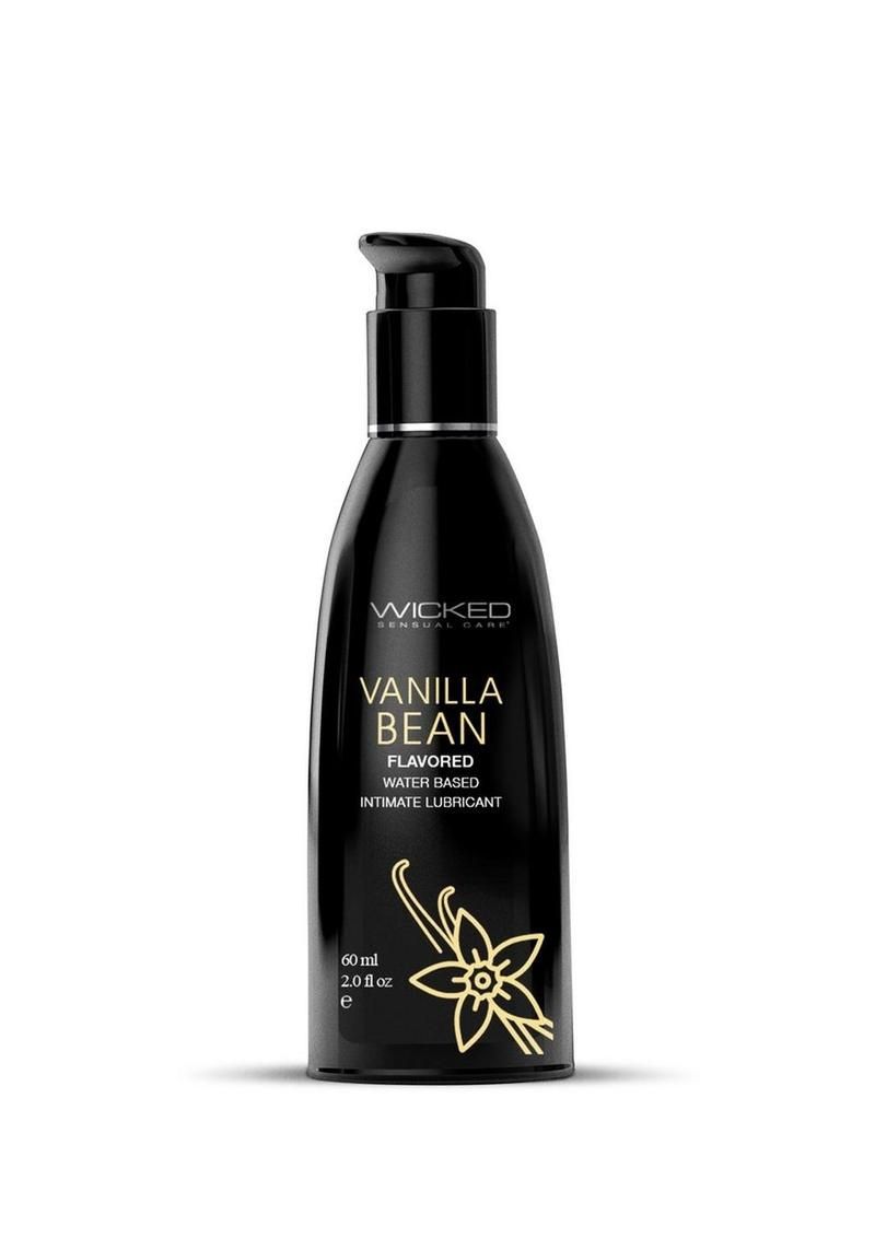 Wicked Aqua Water Based Flavored Lubricant, Flavor: Vanilla Bean