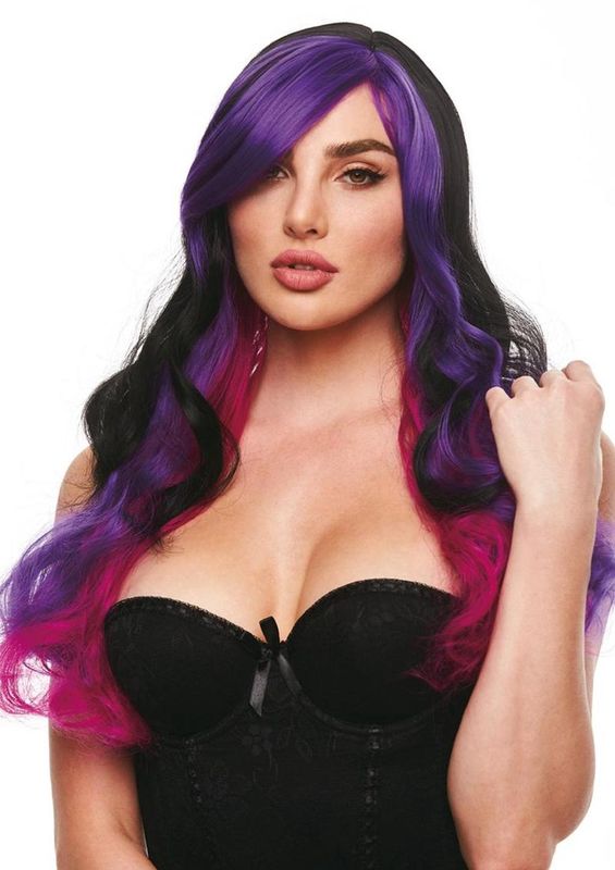 Brandi Wavy Rainbow Wig