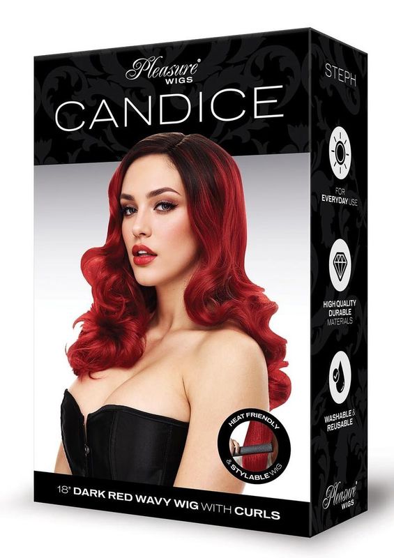 Candice Red Ombre Wig