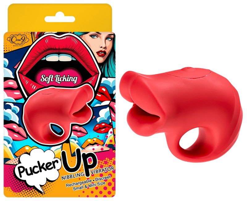 Pucker Up Pulsating Lips Vibrator