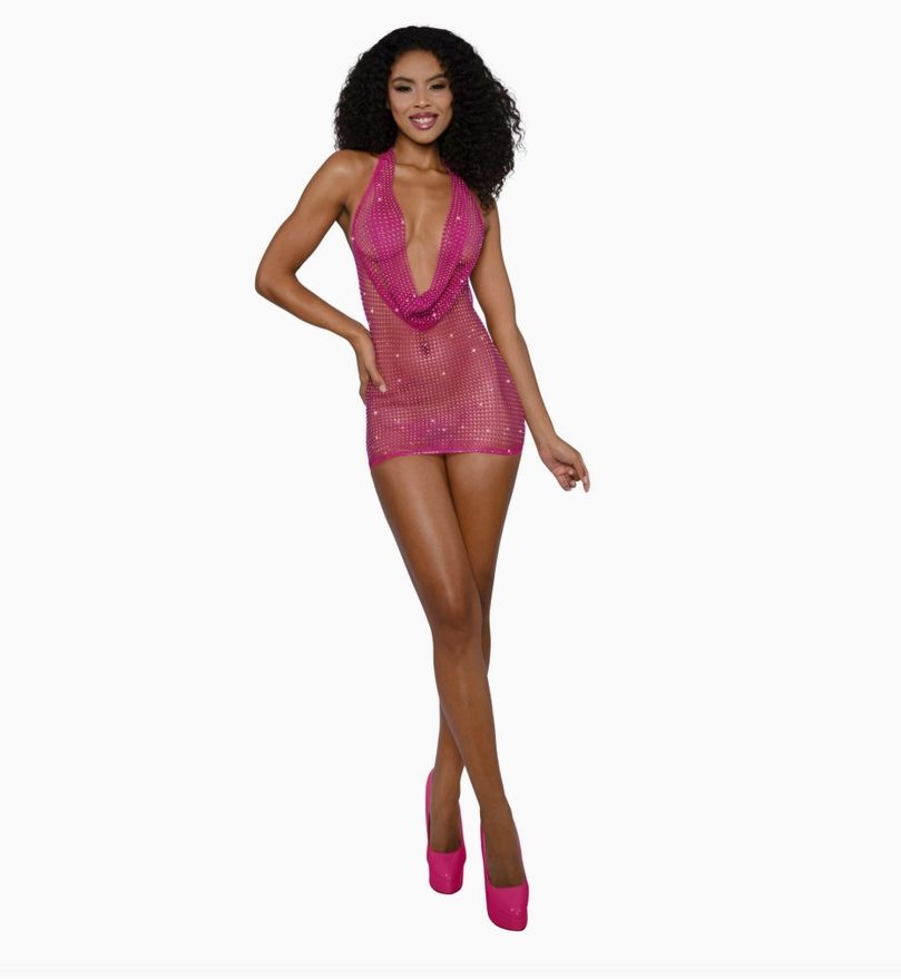 Shine Bright Cowl Neck Dress
