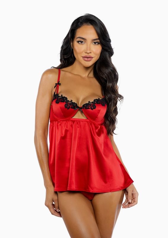 Love &amp; Lust Babydoll 2-Piece Set