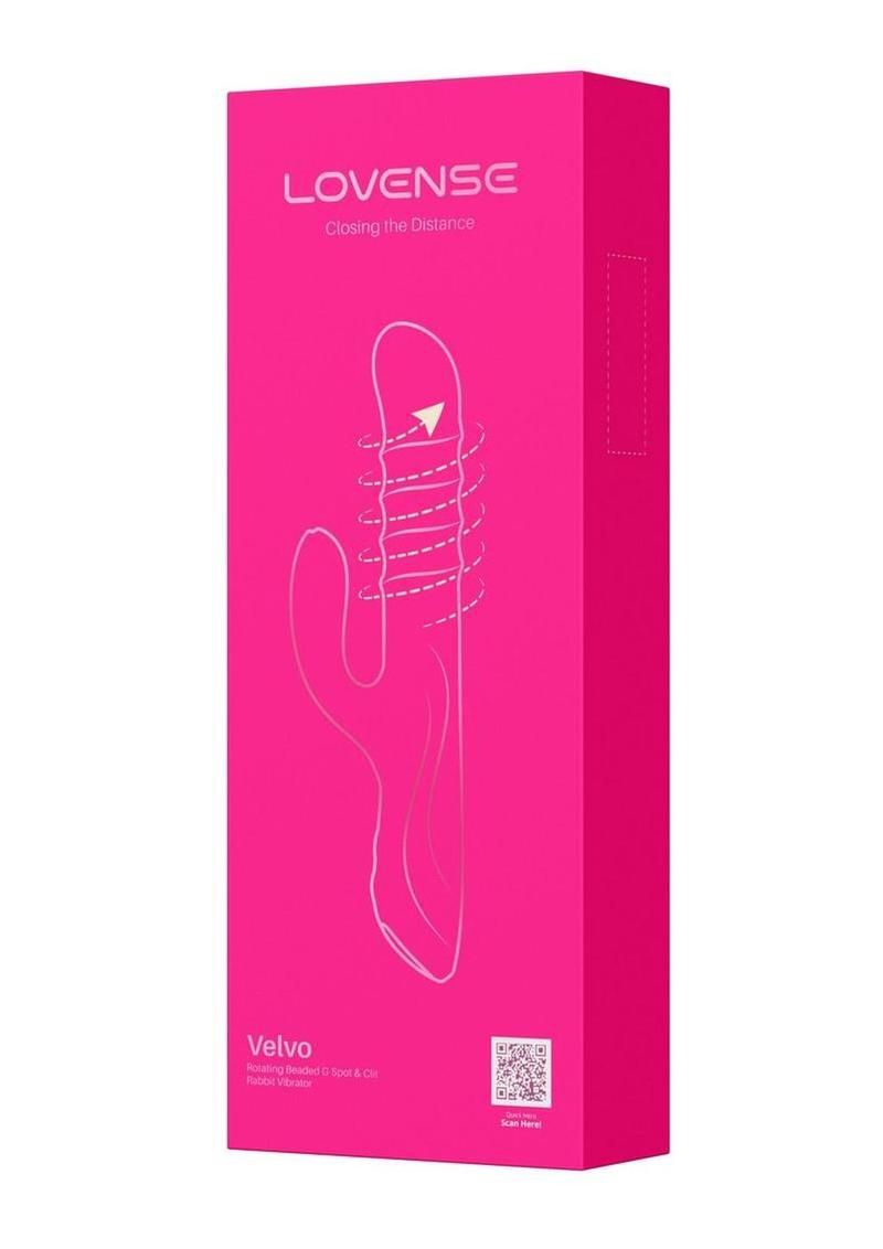 Lovense Velvo Rotating Vibrating 3-in-1 App Compatible Rabbit
