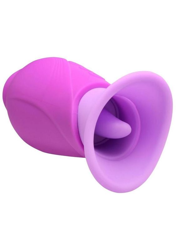 Lickgasm Licking Violet Sucking &amp; Licking Vibrator