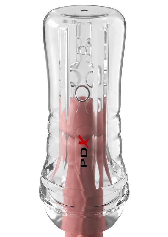 PDX Elite ViewTube See-Thru EZ-Grip Stroker