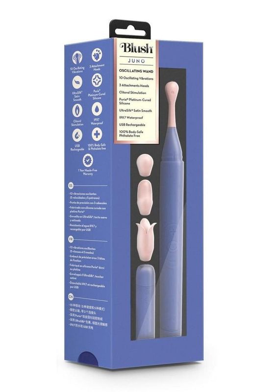 Blush Collection Juno Oscillating Wand Vibrator