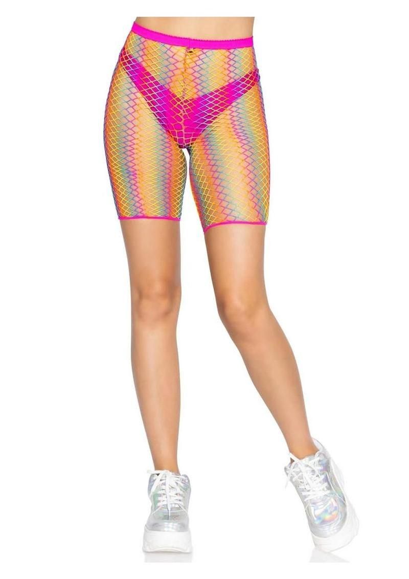 Ombre Rainbow Biker Shorts