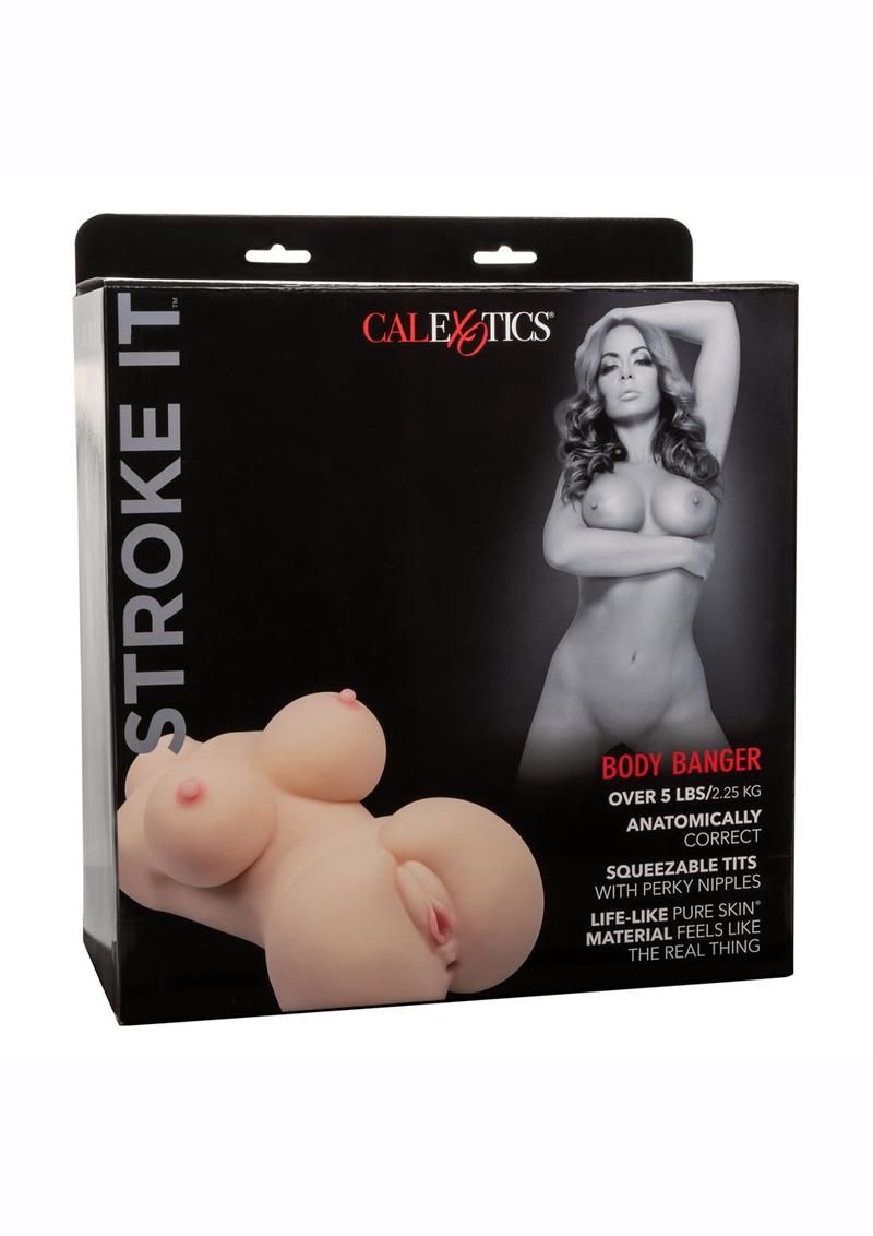 Stroke It Body Banger Masturbator, Color: Vanilla