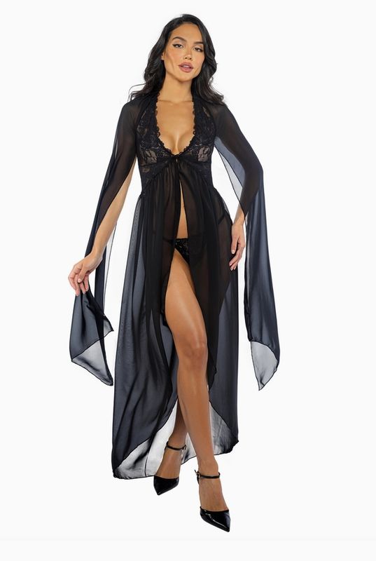 Smoldering Maxi Nightgown Set