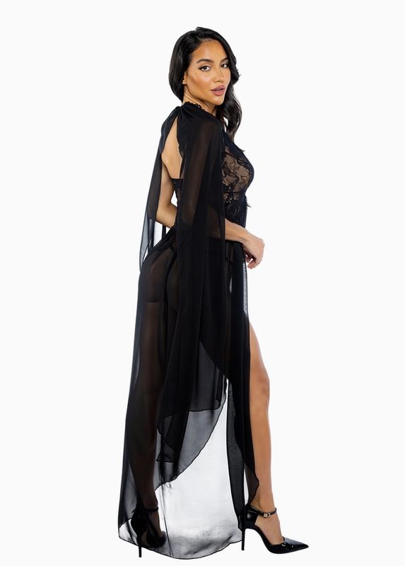 Smoldering Maxi Nightgown Set