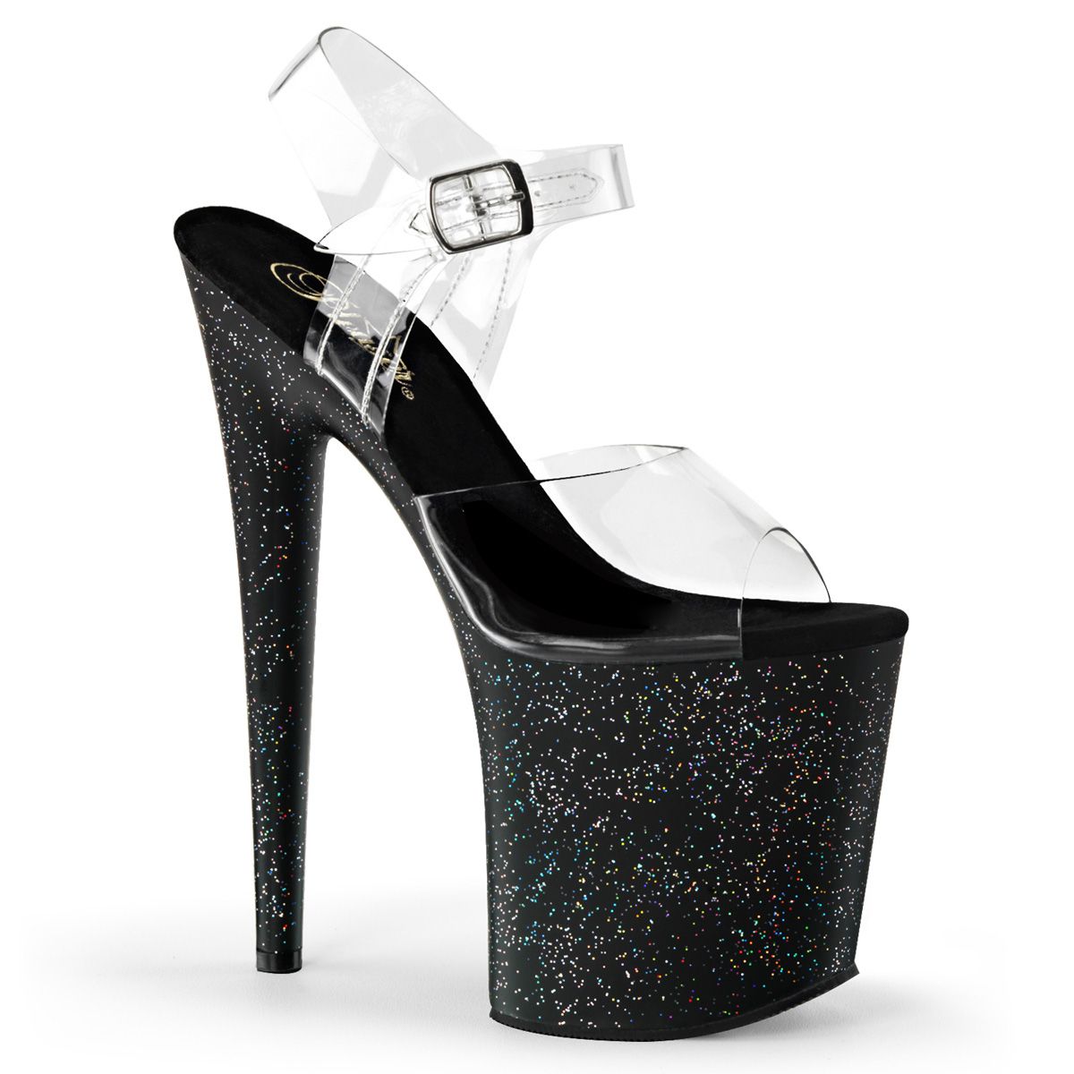 Flamingo 8" Iridescent Platform Sandal, Size: 6