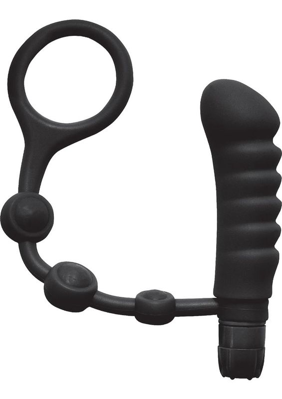 My Cock Ring Silicone Ring with Vibrating Plug