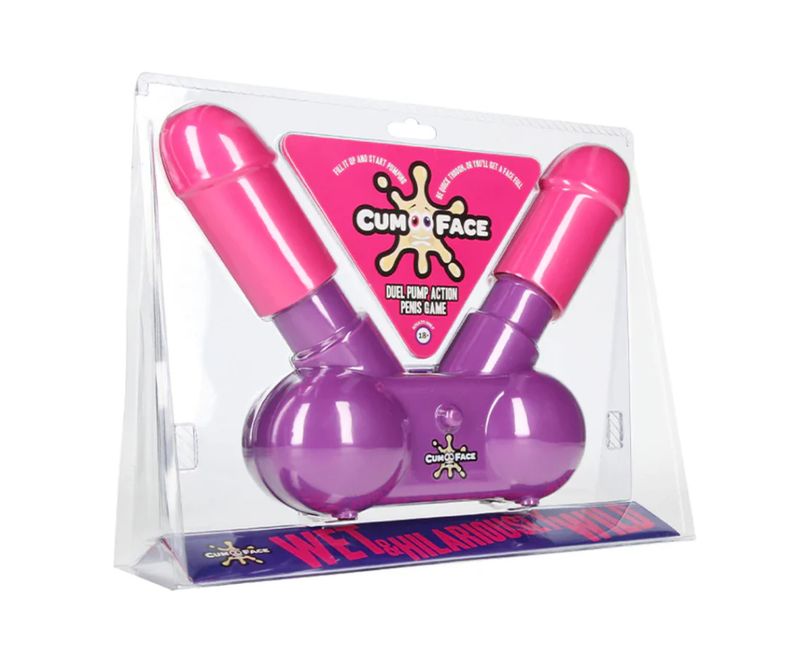Cum Face Dual Pump Action Penis Game