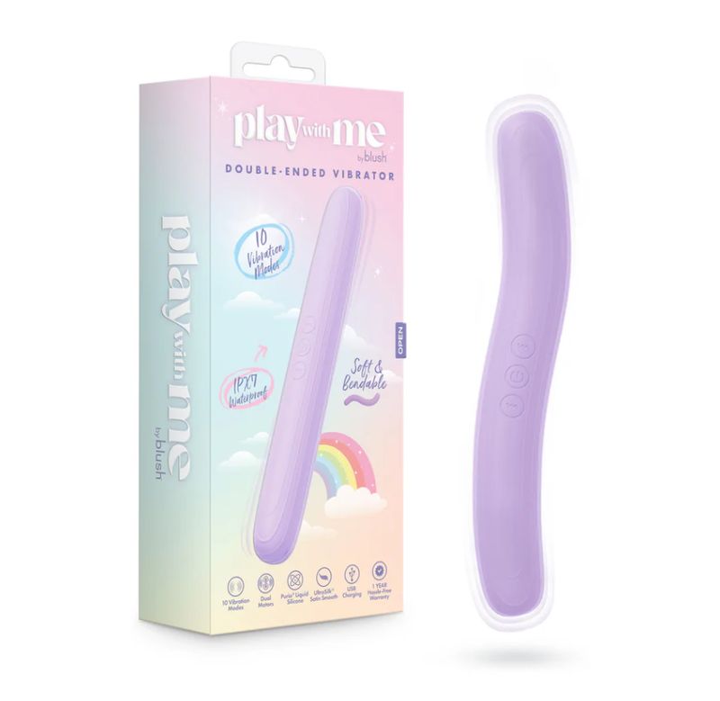 Play With Me Silicone Double Ended Vibrator