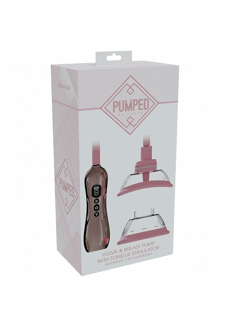 Pumped Vulva &amp; Breast Pump with Tongue Stimulator
