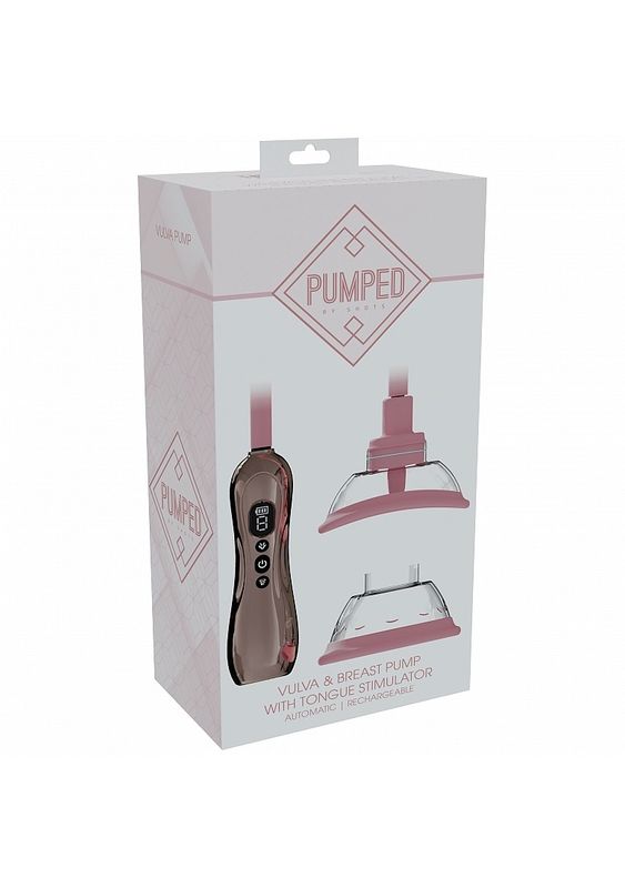 Pumped Vulva &amp; Breast Pump with Tongue Stimulator