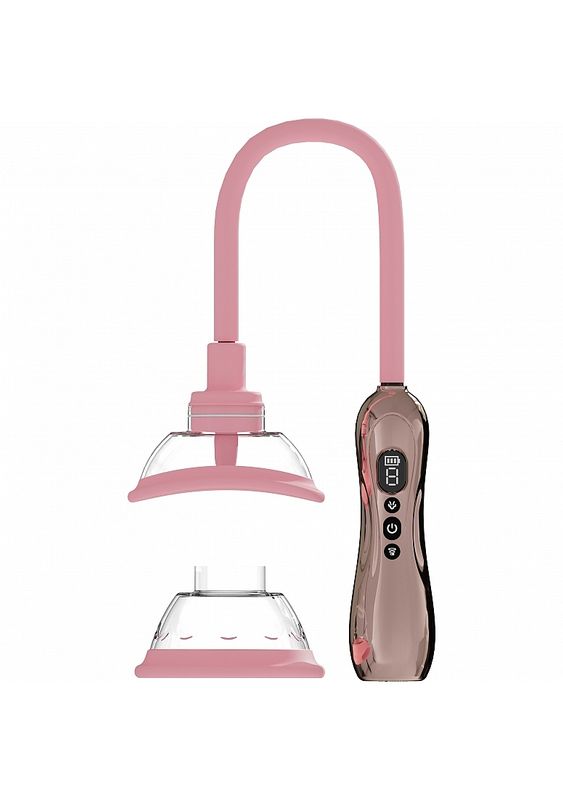 Pumped Vulva &amp; Breast Pump with Tongue Stimulator