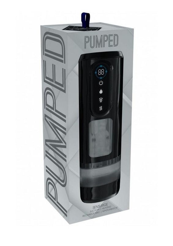 Pumped Sensurge Automatic Heating, Sucking, Thrusting, Vibrating Male Pump