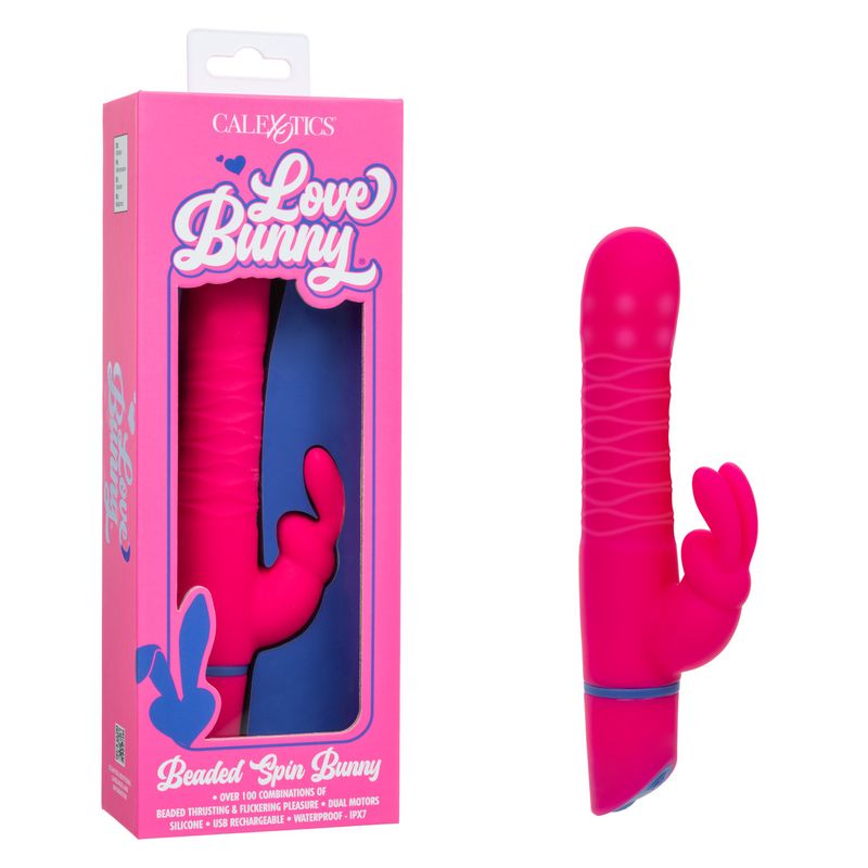 Love Bunny Beaded Spin Bunny