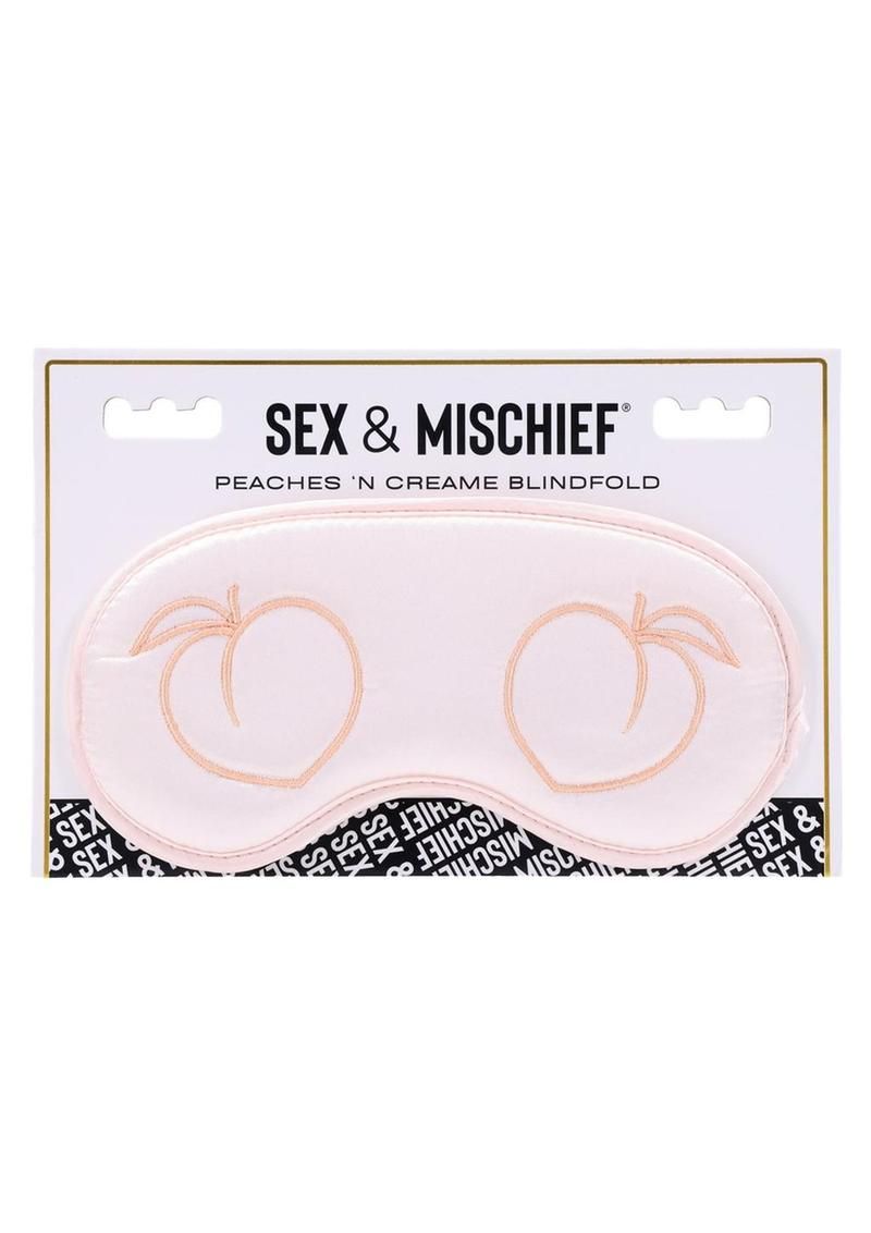 Sex &amp; Mischief Peaches ‘n CreaMe Blindfold