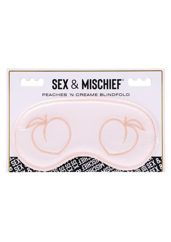 Sex &amp; Mischief Peaches ‘n CreaMe Blindfold