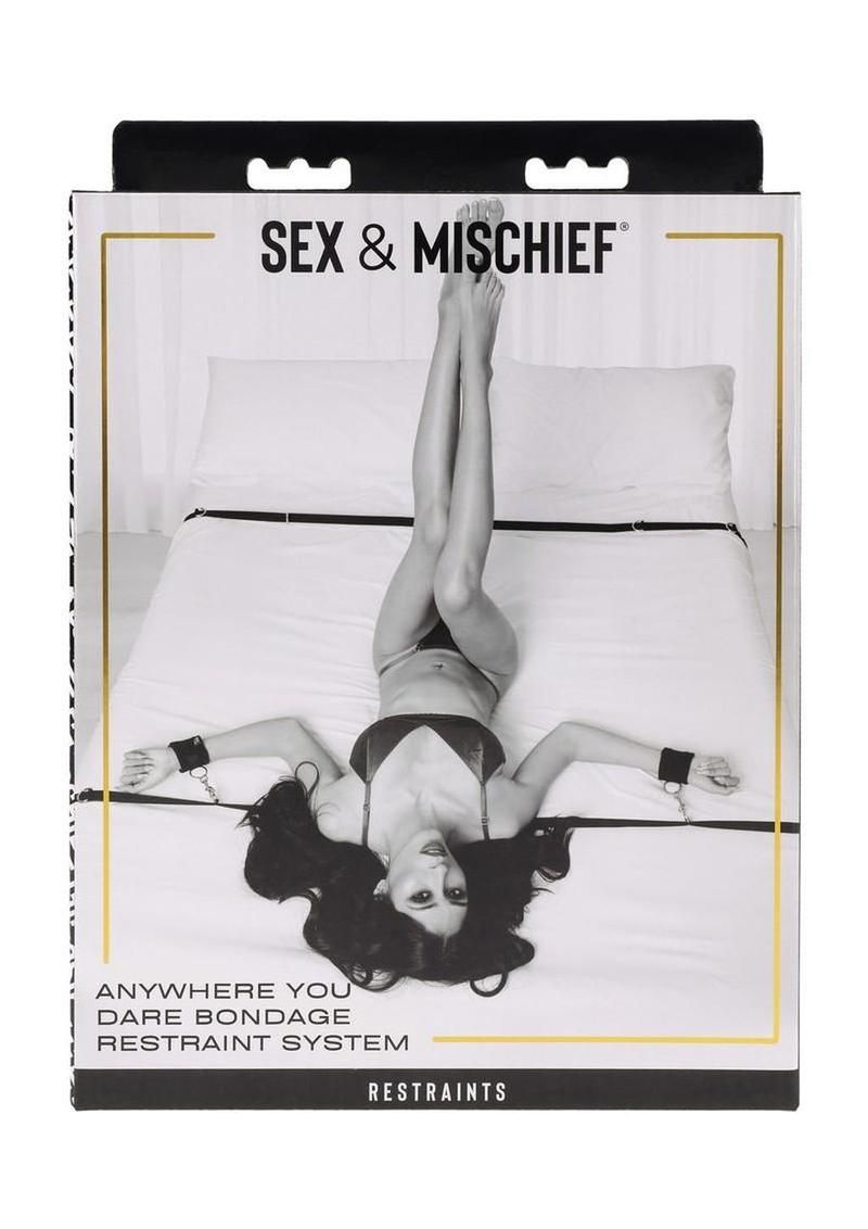Sex &amp; Mischief Anywhere You Dare Bondage Restraint System