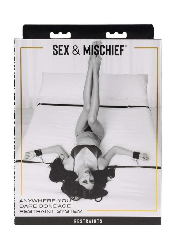 Sex &amp; Mischief Anywhere You Dare Bondage Restraint System