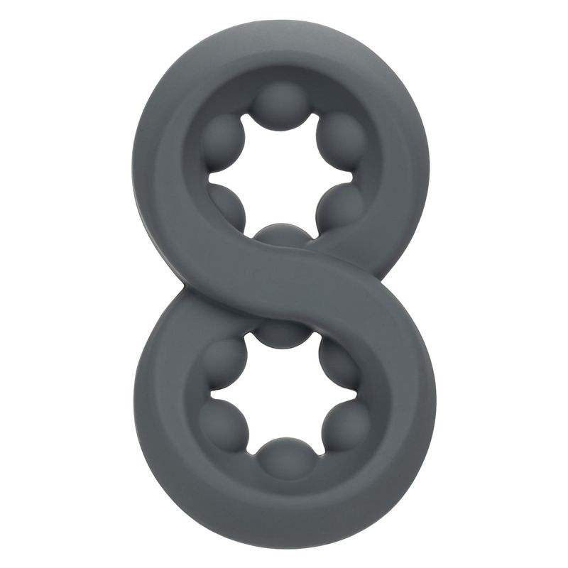 Alpha Liquid Silicone Beaded Crazy 8 Ring